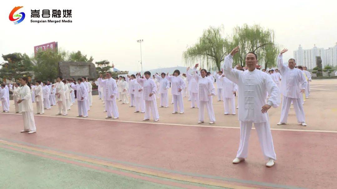嵩县举行太极拳进社区启动仪式