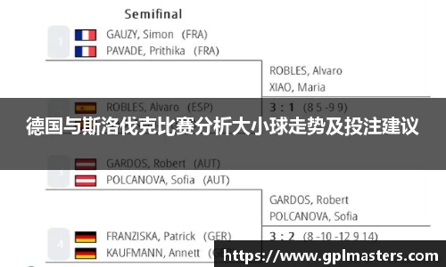 德国与斯洛伐克比赛分析大小球走势及投注建议